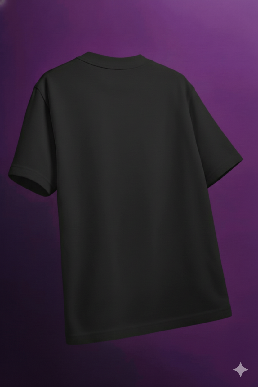 Unisex Oversized Tees Black