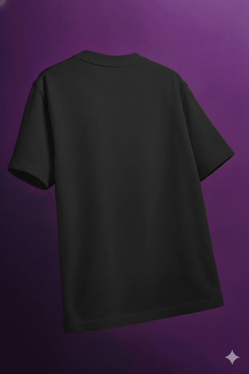 Unisex Oversized Tees Black