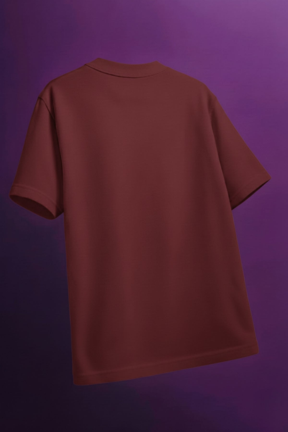 Unisex Oversized Tees Maroon